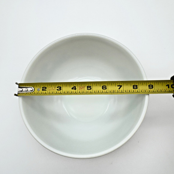 Vintage Pyrex Homestead Nesting Mixing Bowl #403 2.5qt Tan Blue - Picture 9 of 9